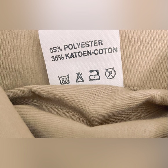 Beige Summer Safari Dress/ Military Shirt - Picture 7 of 7